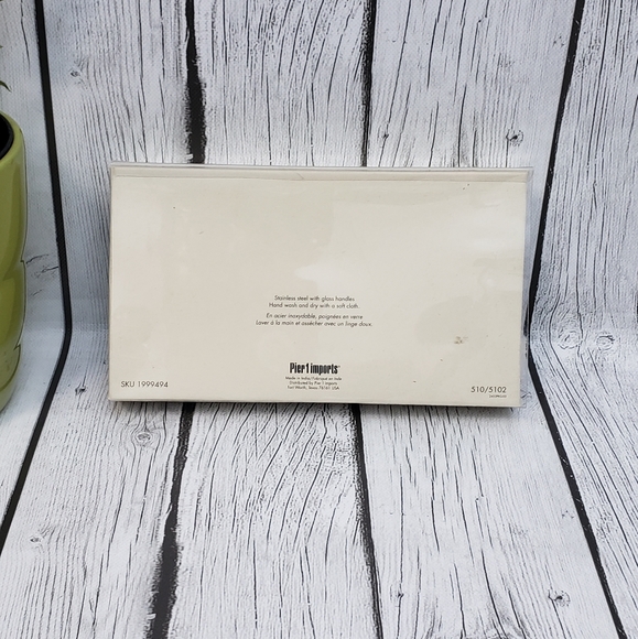 Pier 1 Imports Glass Handle Hors D'oeuvre Picks - Picture 5 of 5